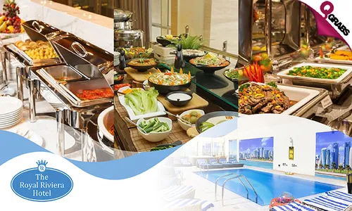 Breakfast, Lunch, OR Dinner Buffet with Pool Access at Royal Riviera Hotel!